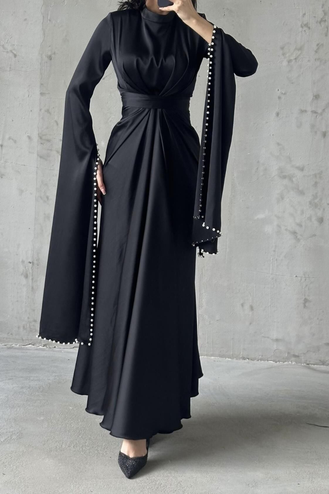 Zehra Tesettür Abiye Siyah