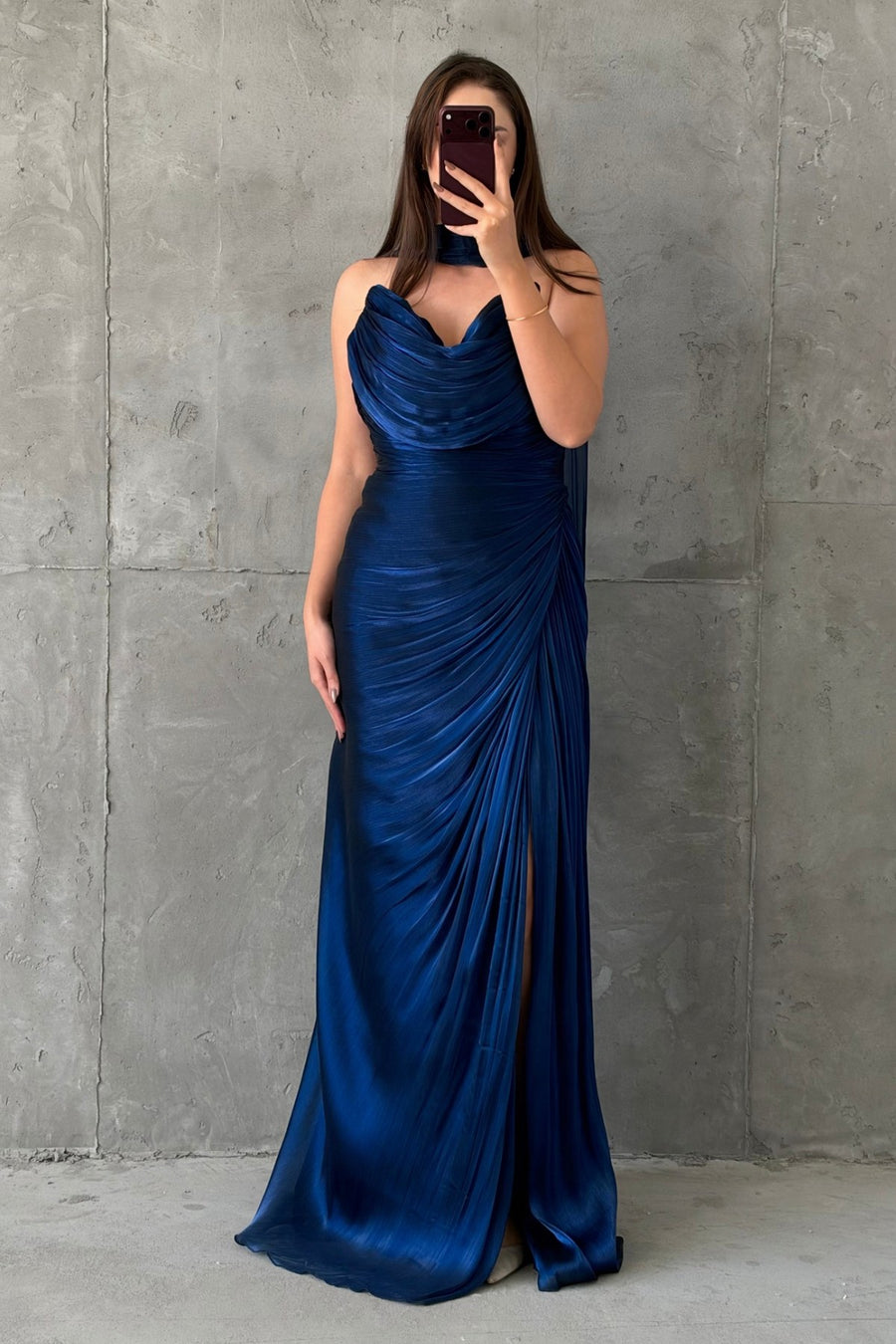 Rümeysa Açık Abiye Lacivert