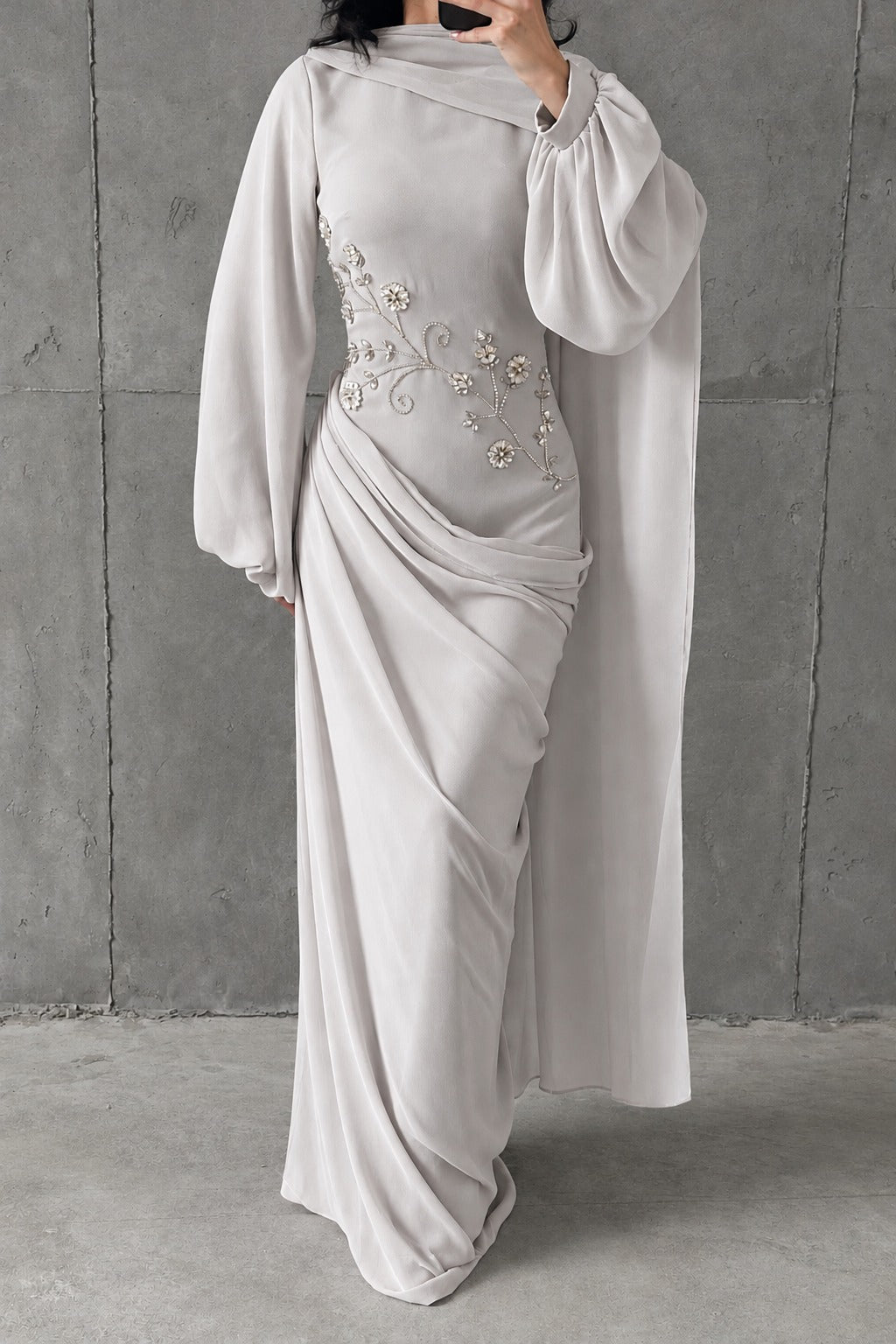 Robe de soirée pudique Ebru