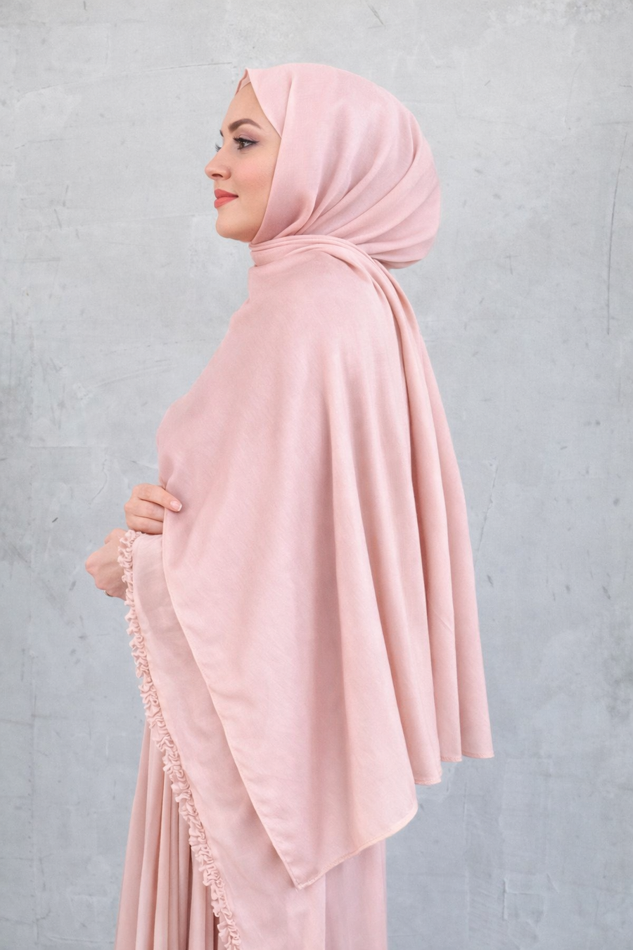 Janjan Şal Toz Pembe