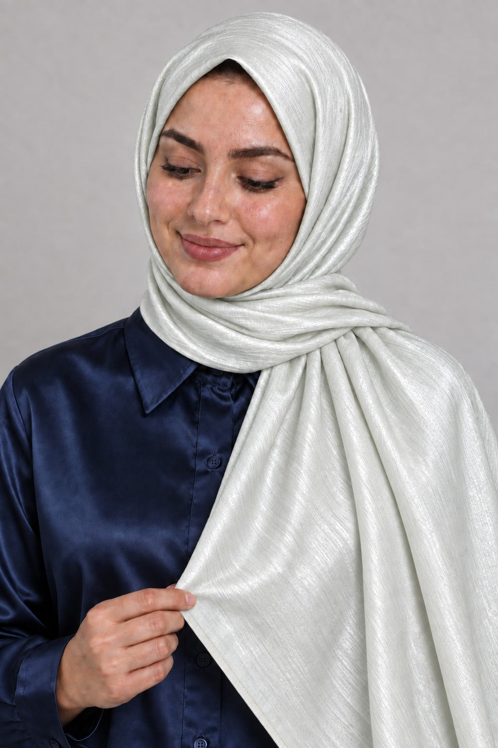 Janjan Şal Beyaz